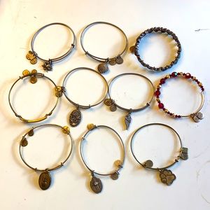 Lot of 10 Alex & ani bracelets